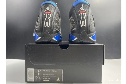 JORDAN 14 'BLACK AIR RETRO ROYAL SP VARSITY 0916